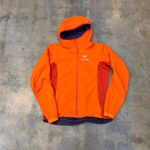 Arc'teryx tiger lily Orange Hooded Jacket
